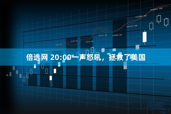 倍选网 20:00一声怒吼，拯救了美国