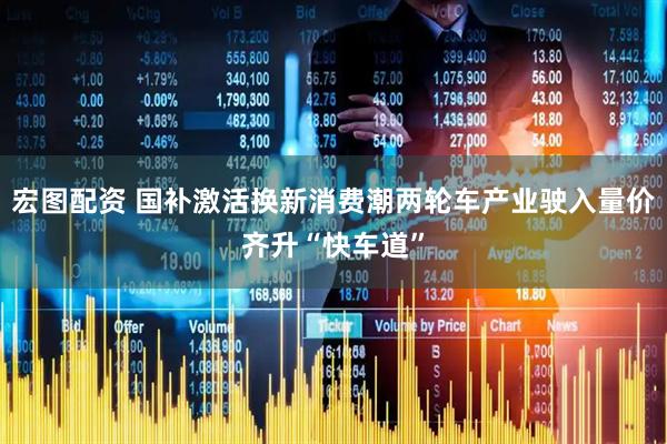 宏图配资 国补激活换新消费潮两轮车产业驶入量价齐升“快车道”