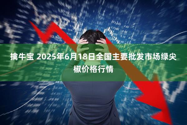 擒牛宝 2025年6月18日全国主要批发市场绿尖椒价格行情